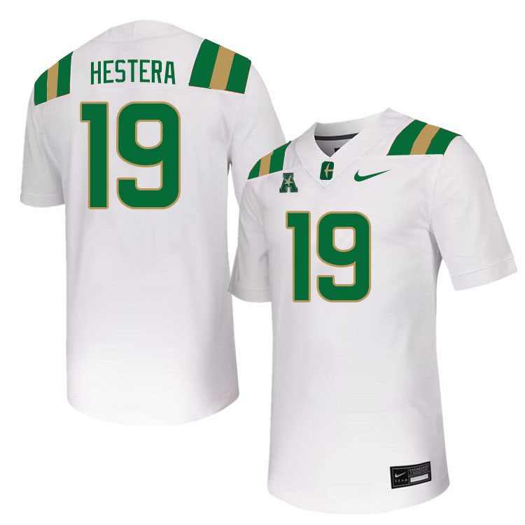 Charlotte 49ers #19 Jack Hestera College Football Jerseys Stitched Sale-White
